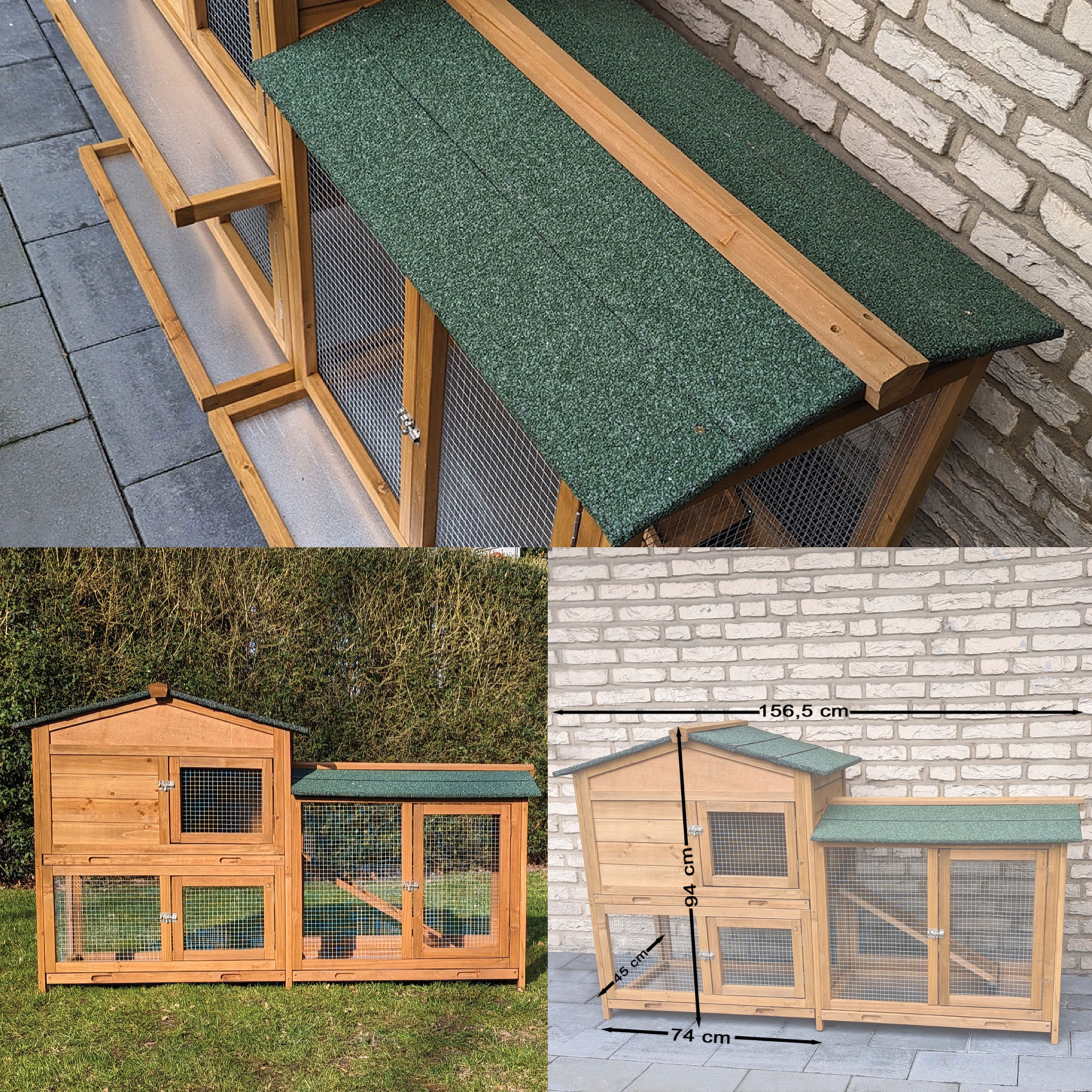 STALL mit Bodenwanne  Anjas Zwergkaninchenzucht Brüggen