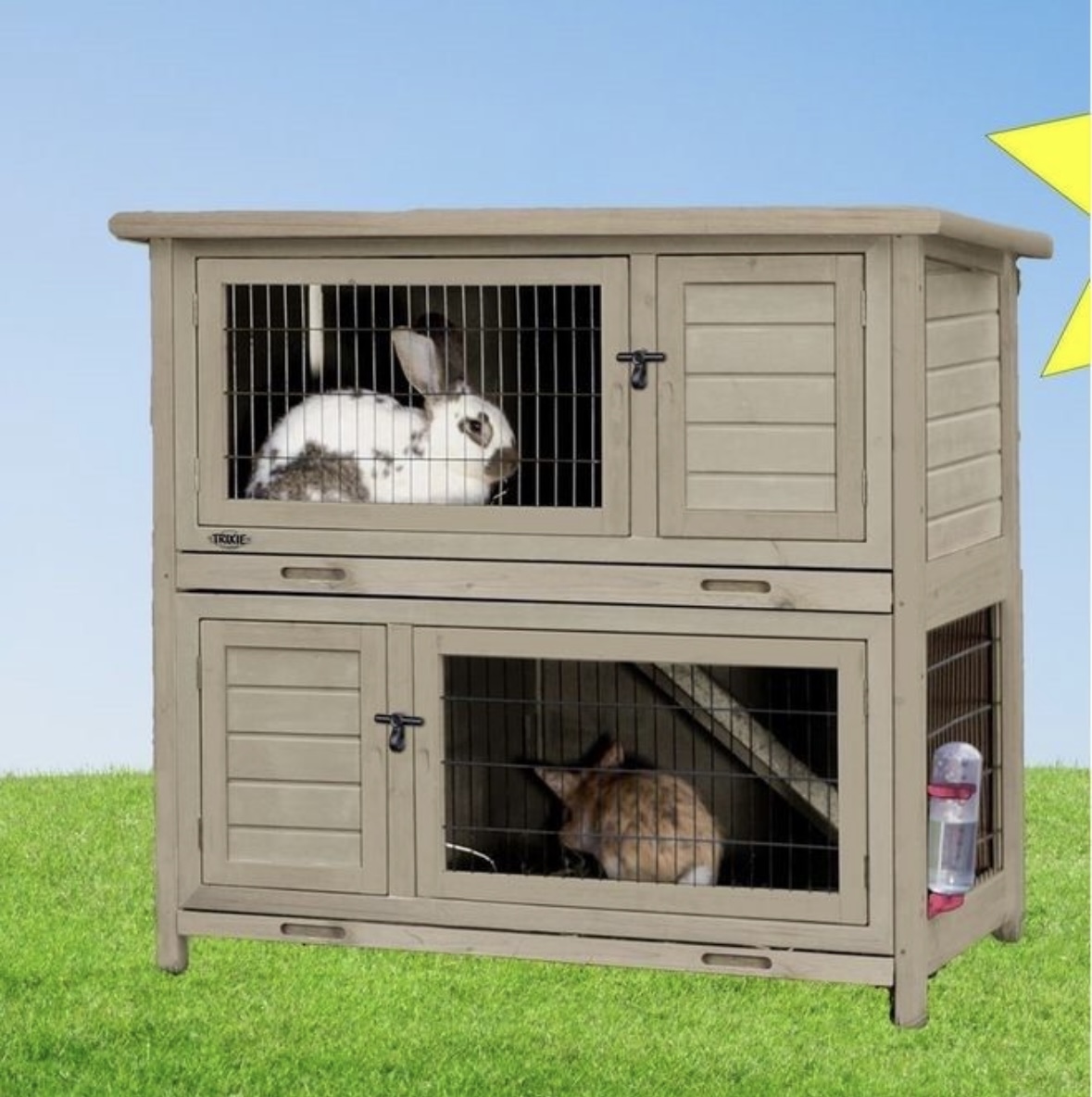TRIXIE NATURA GRAU/GRÜN  Anjas Zwergkaninchenzucht Brüggen