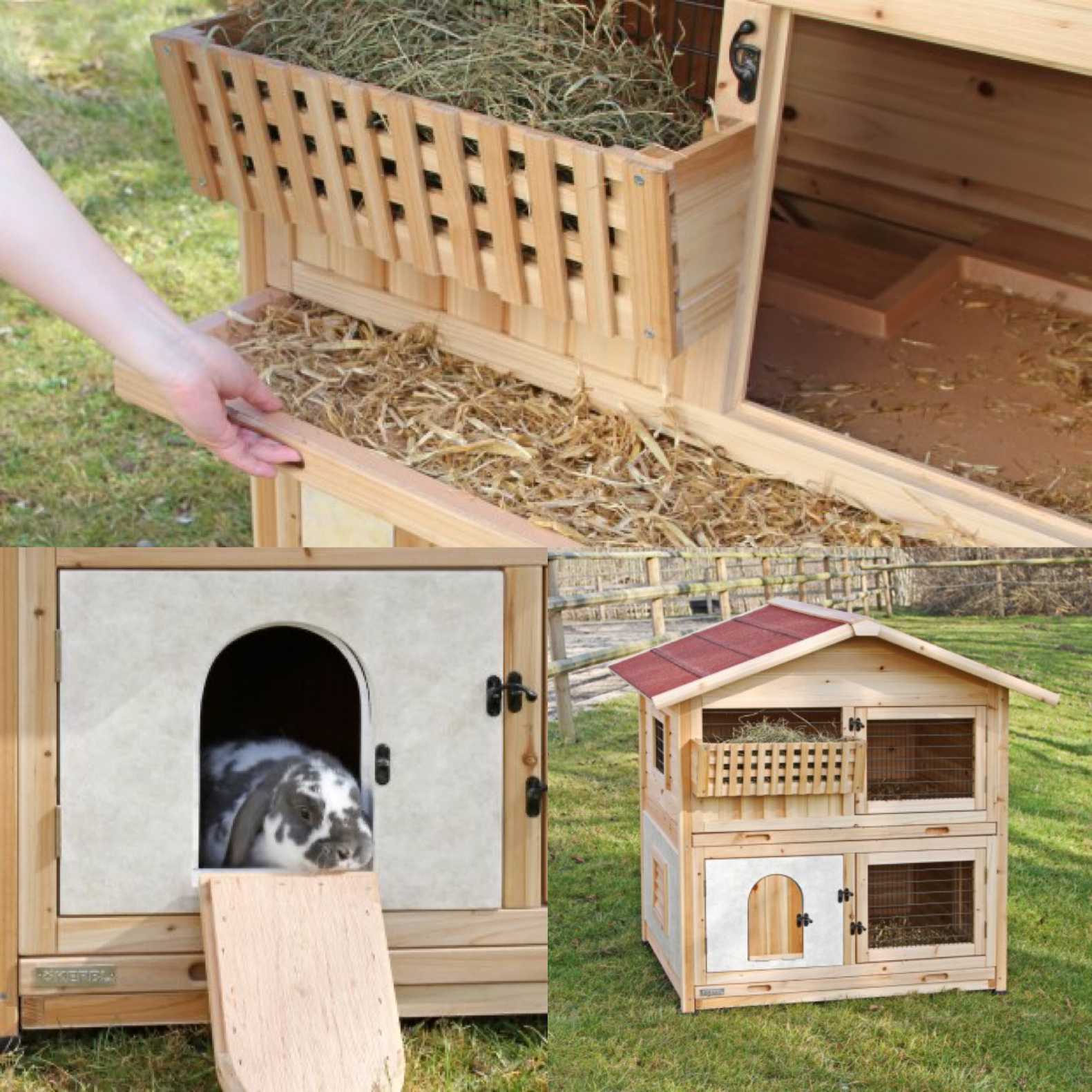 NAGERHAUS Tyrol Alpin KERBL Anjas Zwergkaninchenzucht Brüggen