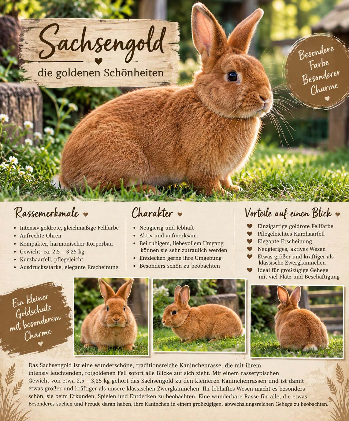 Sachsengold - Anjas Zwergkaninchen