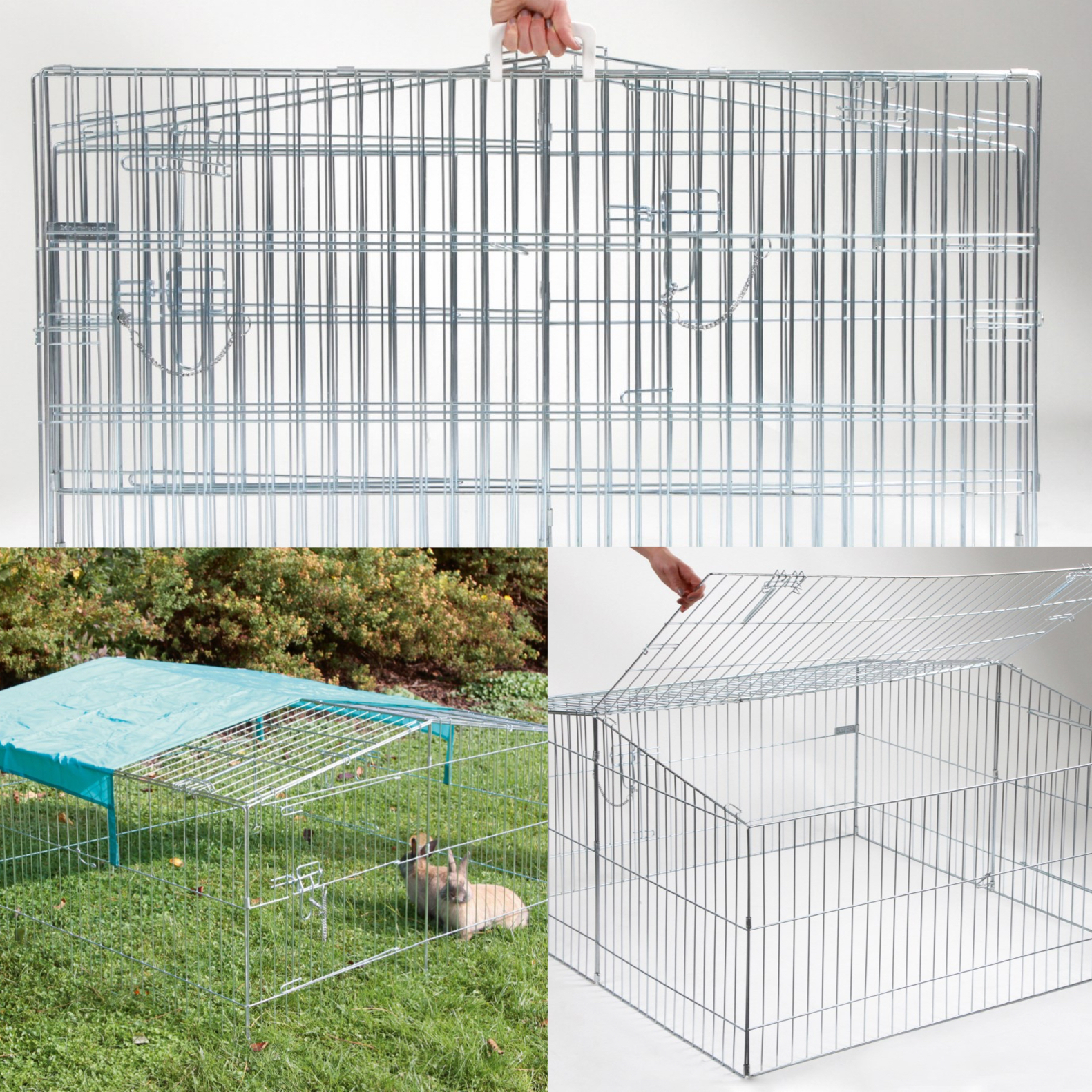 Freigehege Easy (klappbar) Topseller Anjas Zwergkaninchenzucht Brüggen